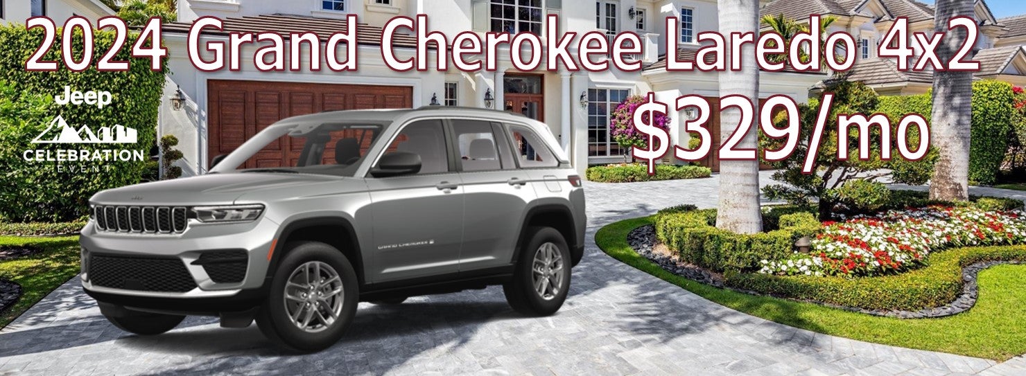 2024 Grand Cherokee Laredo 4x2 $329/mo