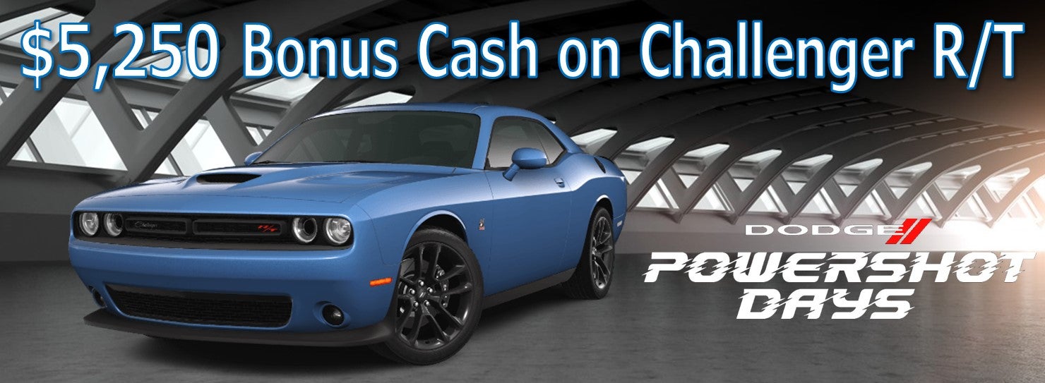 Up to $5,250 Bonus Cash on Challenger R/T